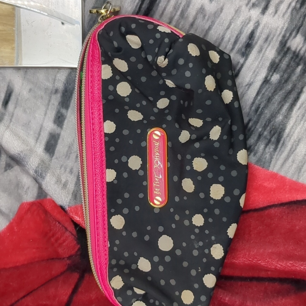 Betsey Johnson makeup bag